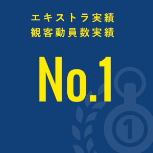 エキストラ実績 観客動員数実績 No.1